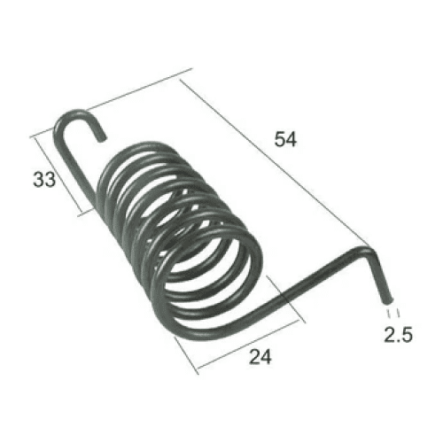 Haytine Return Spring LH Replacement for PZ To fit as: PZ99 - S.78147 0.02 kg